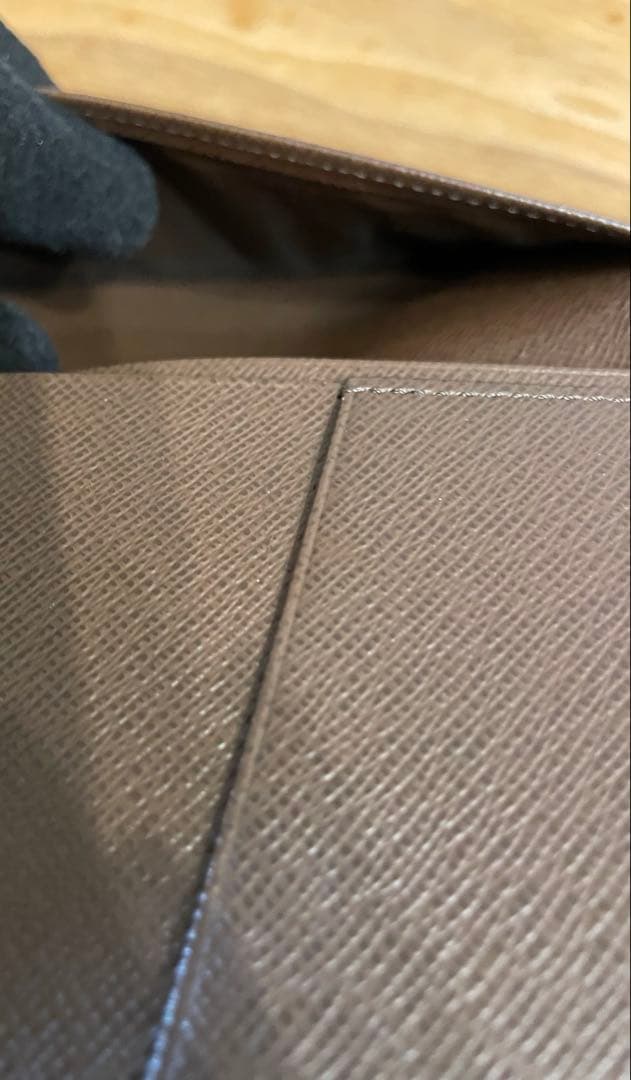 美品！ルイヴィトン　ダミエ　長財布　ポルト・バルール・カルトクレディ