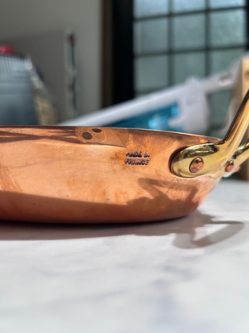 Mauviel ムヴィエール 両手フライパン　オーバル　銅　コッパー