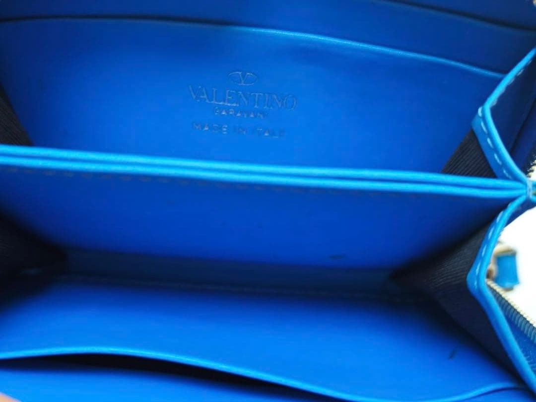 小物 VALENTINO VLTN Neck Wallet Blue