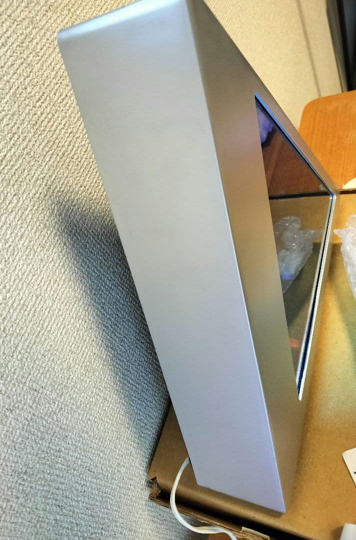 美品 80's スペースネオンクロック ポストモダン 時計 箱付き