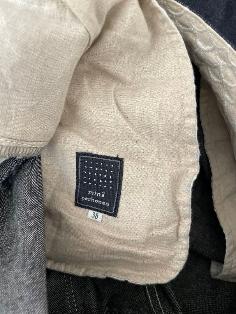 ミナペルホネン　ニーパネルパンツ