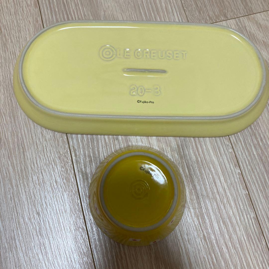 ル・クルーゼ　オブロング・プレートセット ドラえもんとドラミ