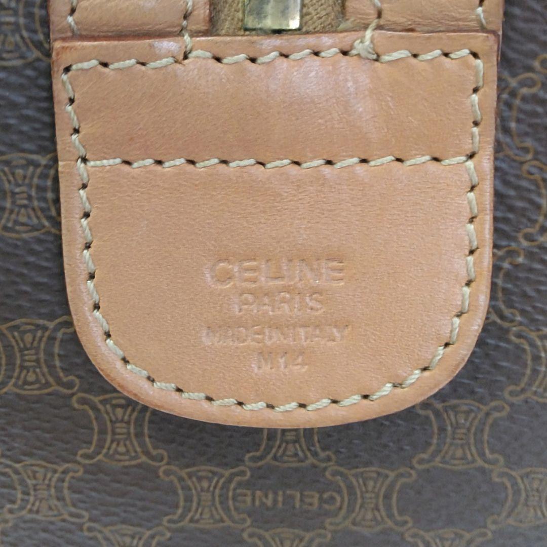 APG12 セリーヌ 極美品 マカダム ハンドバッグ ミニボストンバッグ