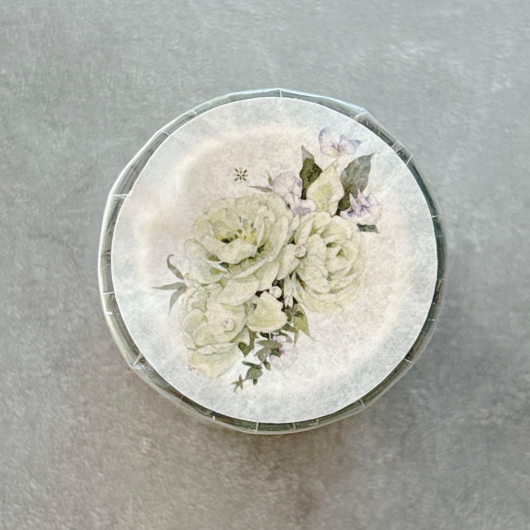 新七天《翡翠慕斯》海外マスキングテープ　マステ 【2574】