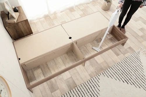 ヘッドレス収納付きベッド★マットレス付き★