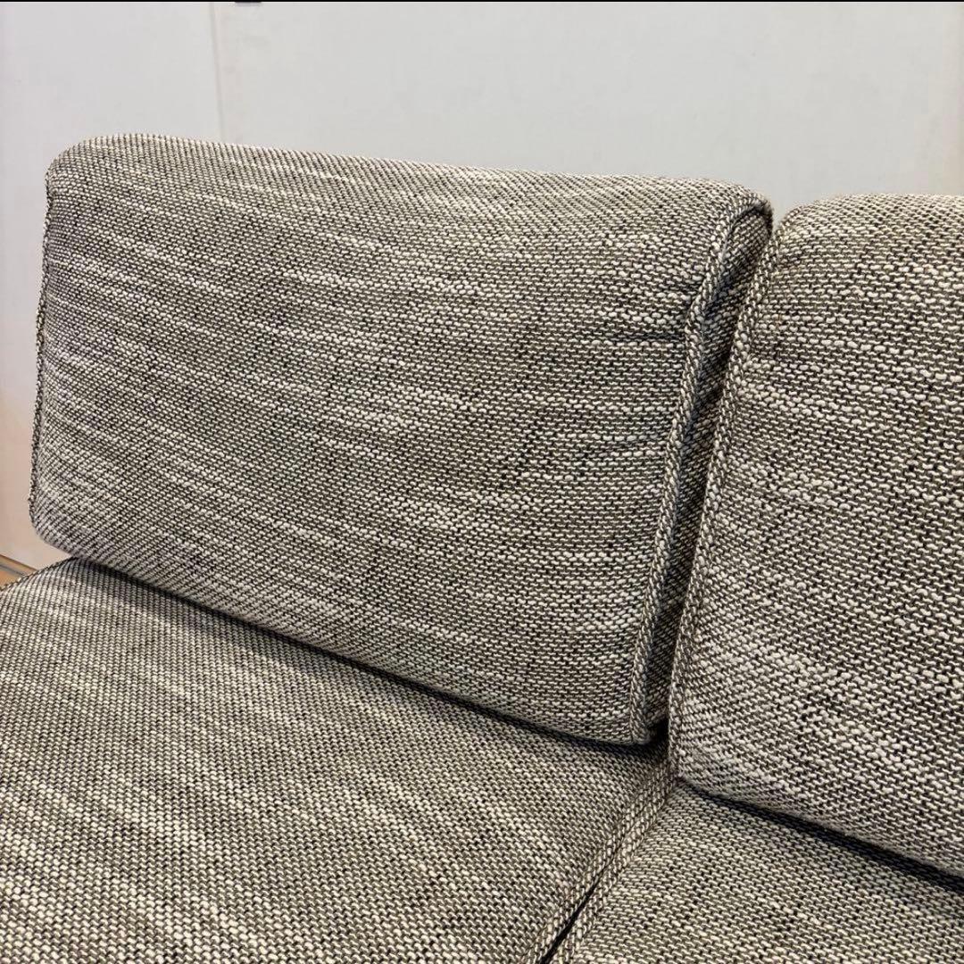 【特価】unico ALBERO カバーリングソファ　3シーター　ベージュ