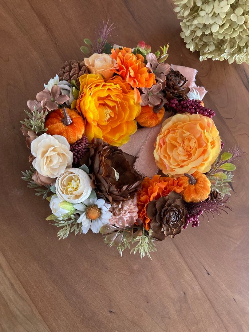 【専用】⌘ 秋色リース ⌘ 華やかナチュラルリース