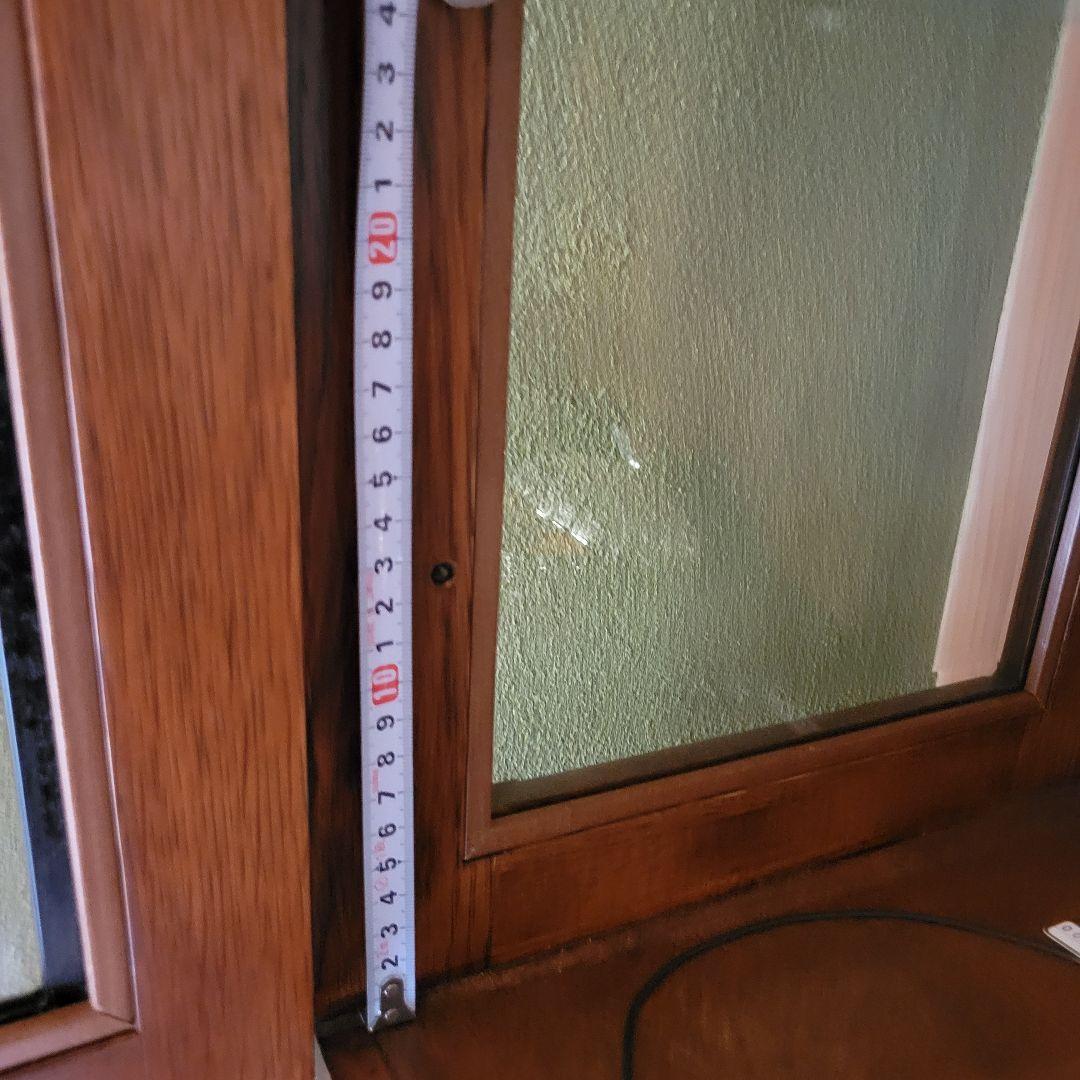 葉山家具木製ガラス扉キャビネット