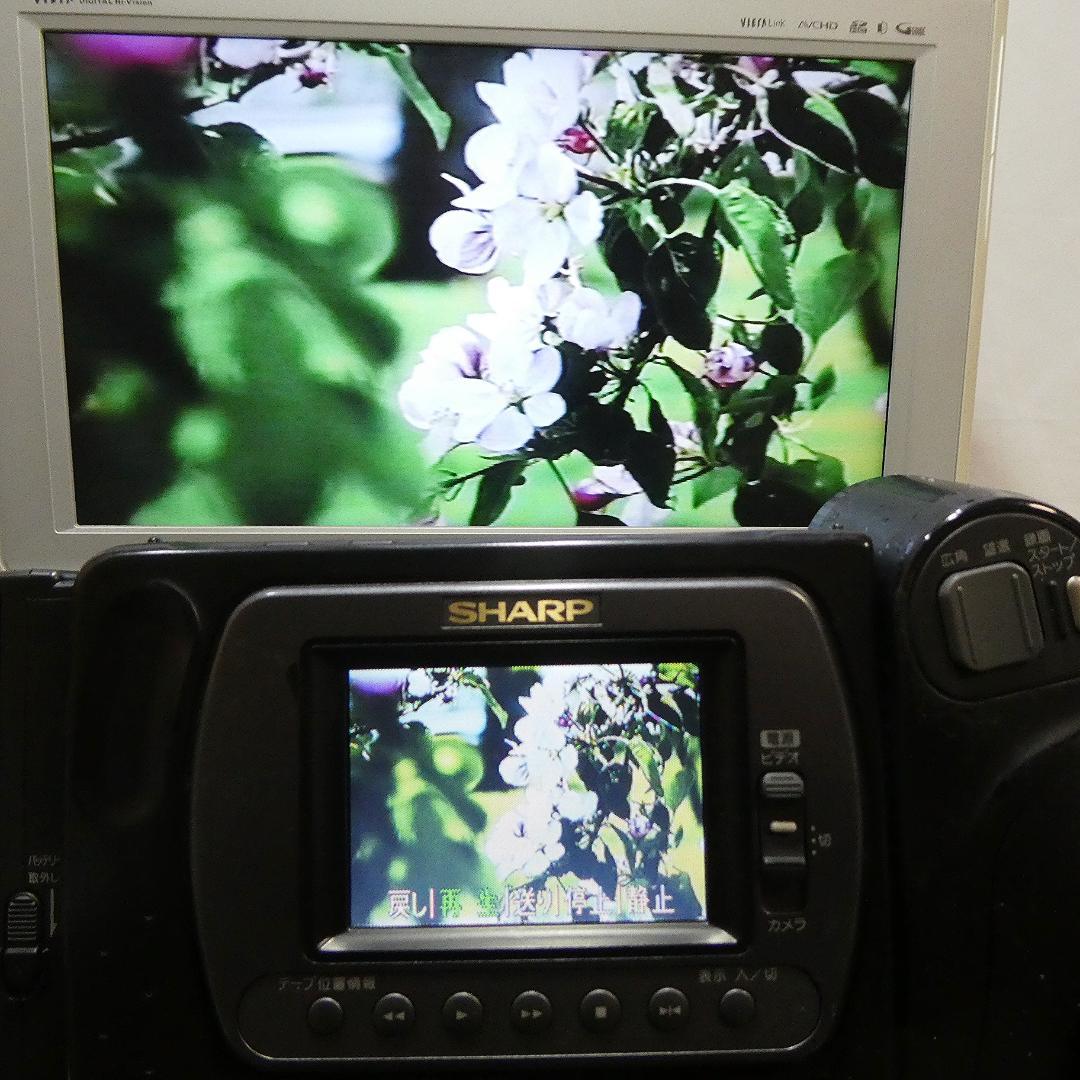 動作良好　Video8　シャープ　VL- EL310　8ミリビデオカメラDVD化