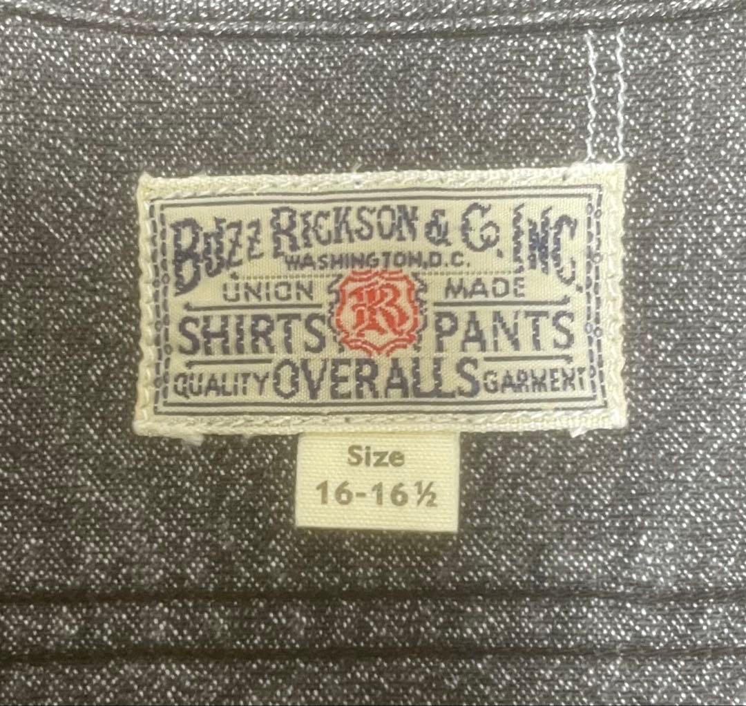 Buzz Rickson's ブラックシャンブレーシャツ 16 1/2 東洋