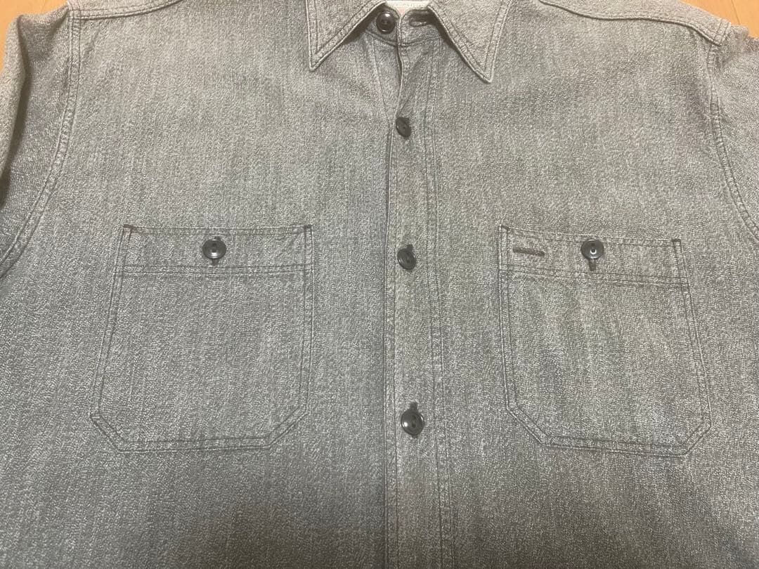 Buzz Rickson's ブラックシャンブレーシャツ 16 1/2 東洋