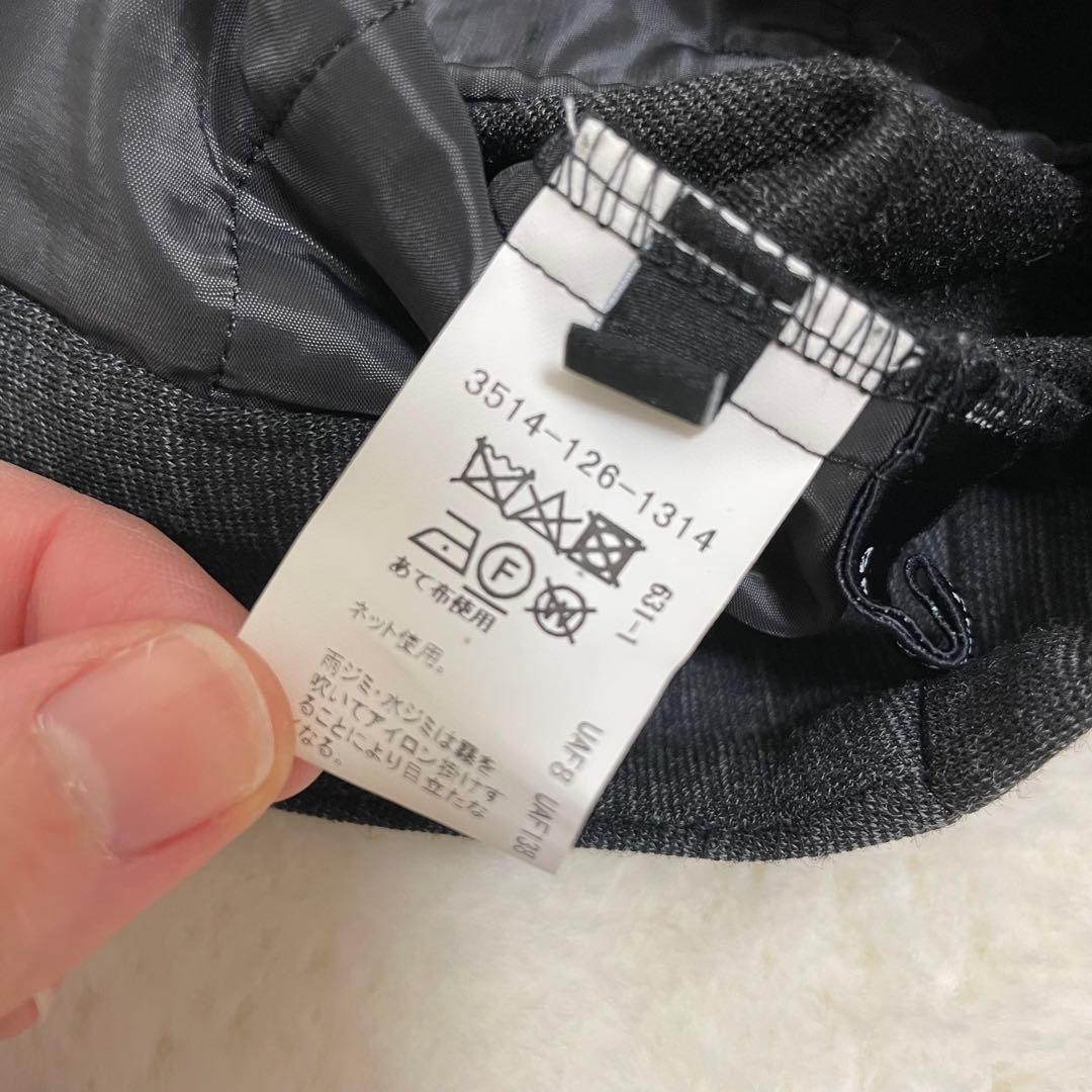 【極美品】グリーンレーベルリラクシング パンツスーツ ノーカラー グレー L