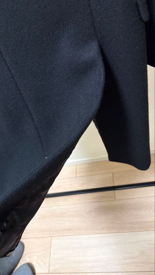 ato アトウ ブラック チェスターコート 44サイズ