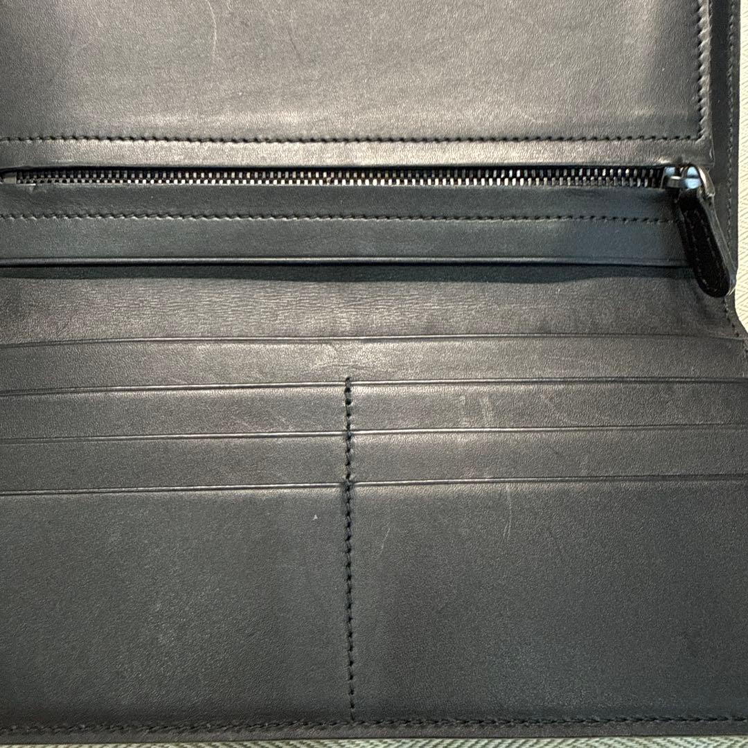 Bottega Veneta イントレチャート黒長財布