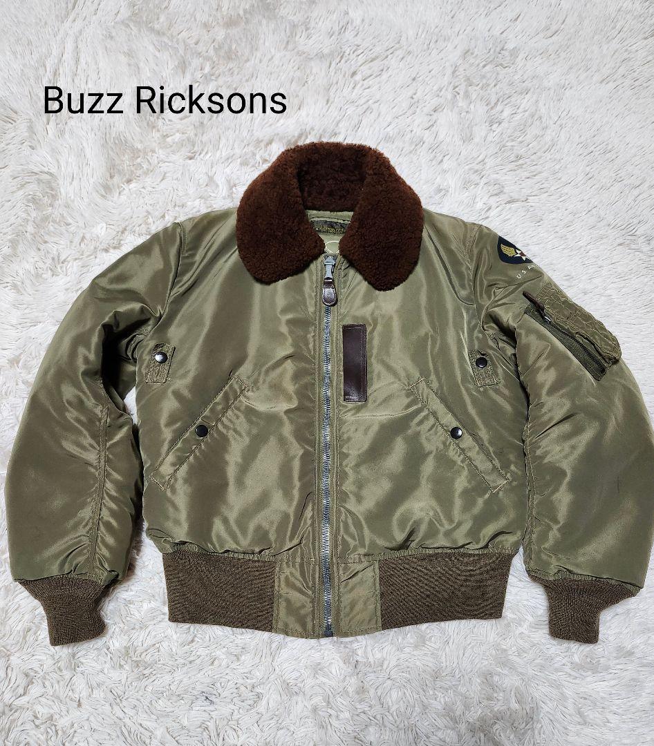 【良品・希少】バズリクソンズ　B-15C 　ボア　M13507 M品番　オリーブ