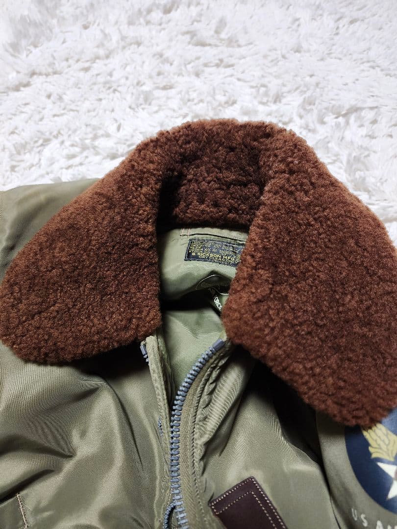 【良品・希少】バズリクソンズ　B-15C 　ボア　M13507 M品番　オリーブ