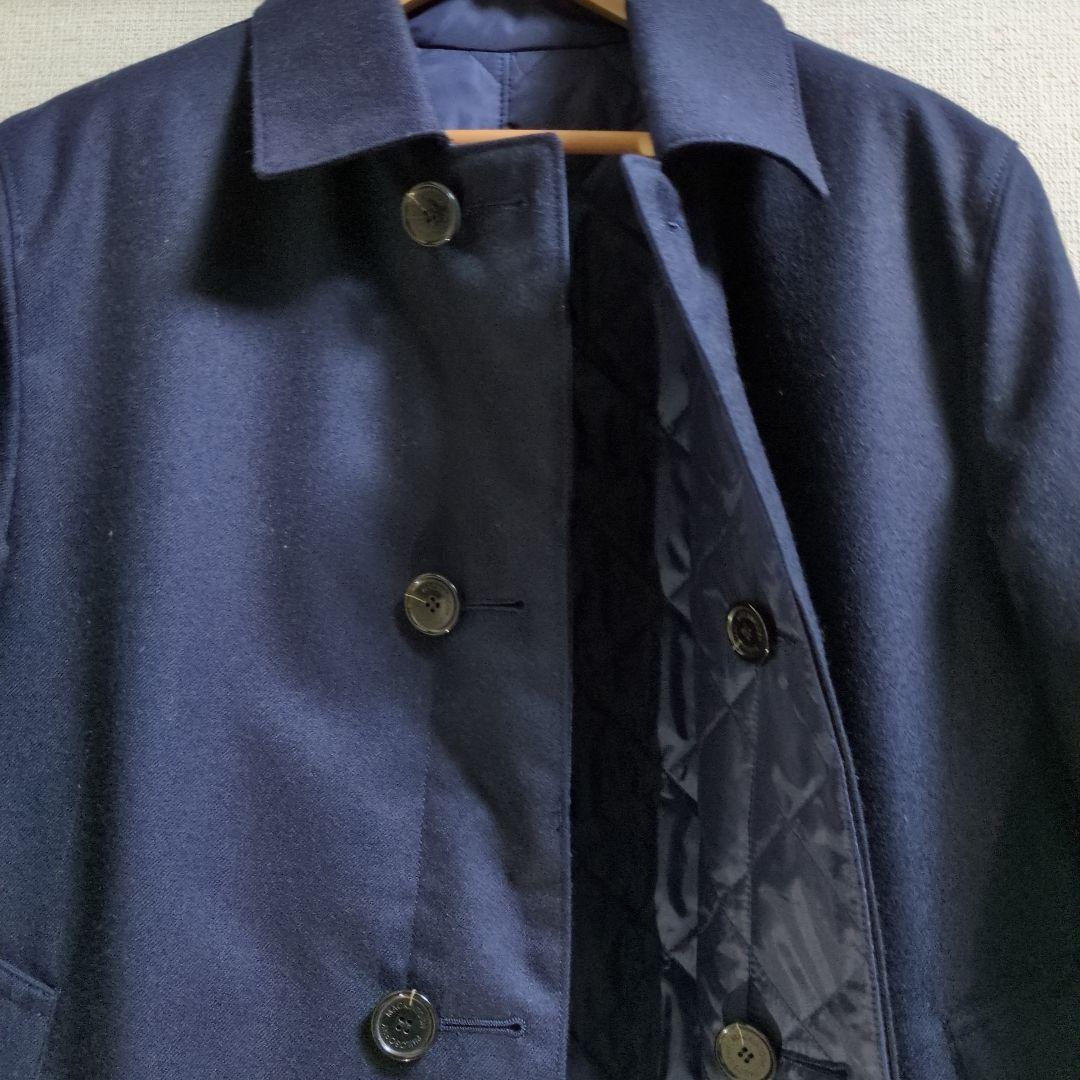 最終価格　ステンカラーコート（マッキントッシュフィロソフィー／リバーシブル／紺）