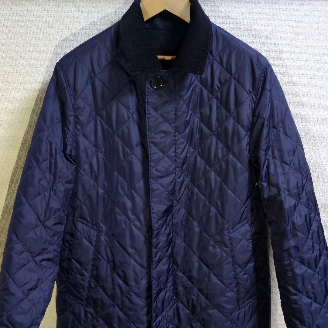 最終価格　ステンカラーコート（マッキントッシュフィロソフィー／リバーシブル／紺）