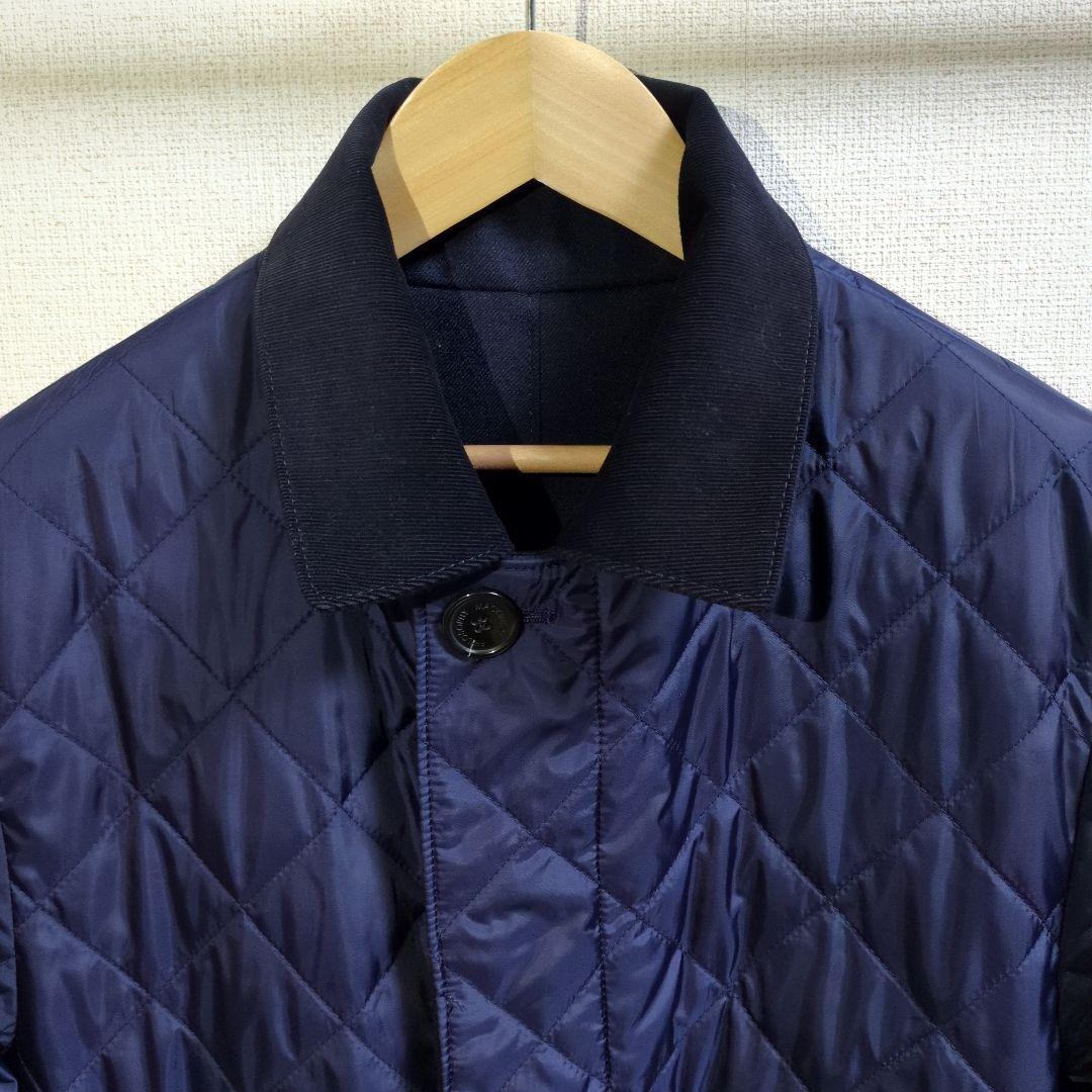 最終価格　ステンカラーコート（マッキントッシュフィロソフィー／リバーシブル／紺）