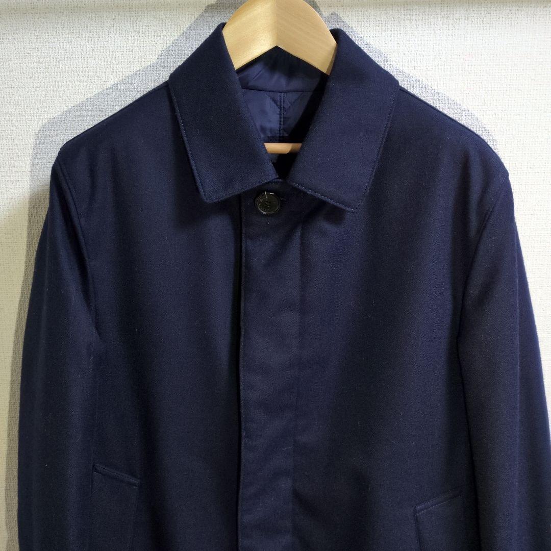 最終価格　ステンカラーコート（マッキントッシュフィロソフィー／リバーシブル／紺）