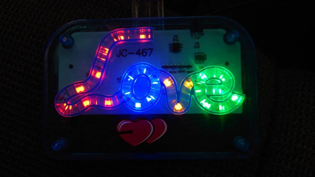 ラブ灯セット クリアー 旧車 街道レーサー デコトラ カスタムカー ドリフト