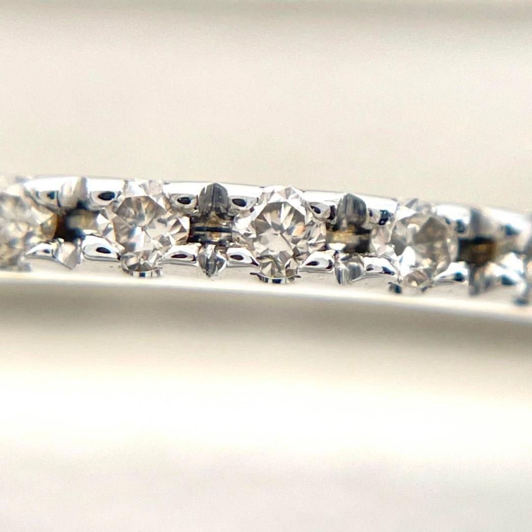 EAUD.4℃ 現行品 仕上げ済 ダイヤモンド ハーフエタニティ リング K10