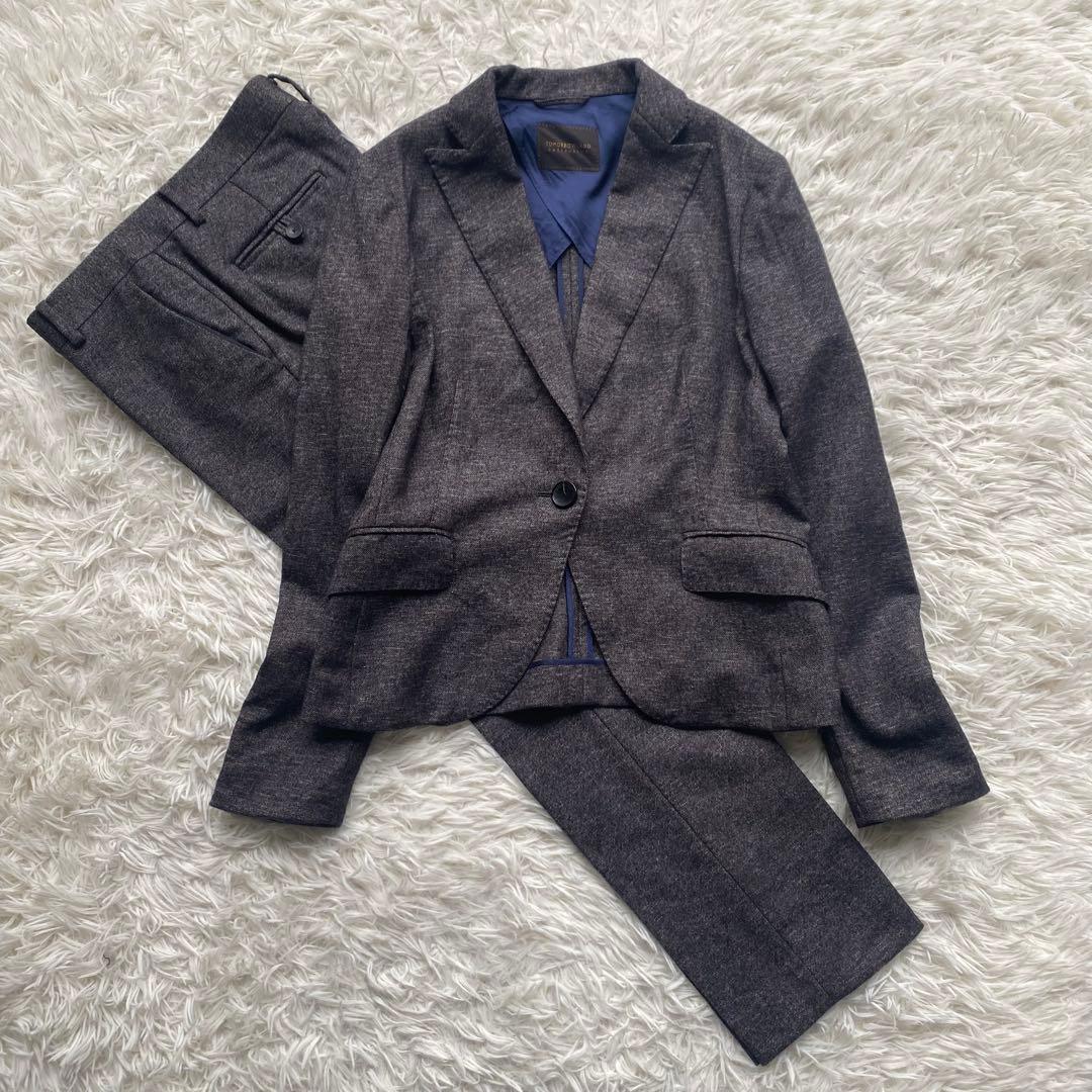 TOMORROWLAND REGGIANI生地 パンツスーツ セットアップ 38