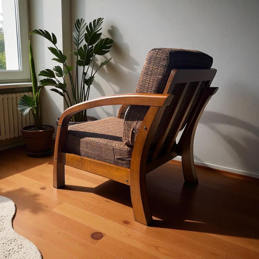 訳あり激安！昭和レトロ 国産一人掛けチェア 京都家具 洗えるカバー 全６色