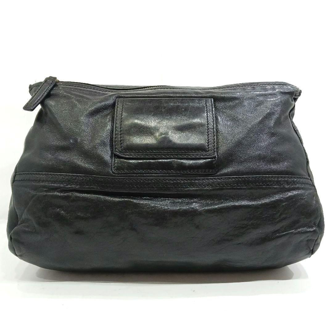 ジバンシィ パンドラ ボストンバッグ 2way ショルダー レザー A4可 黒