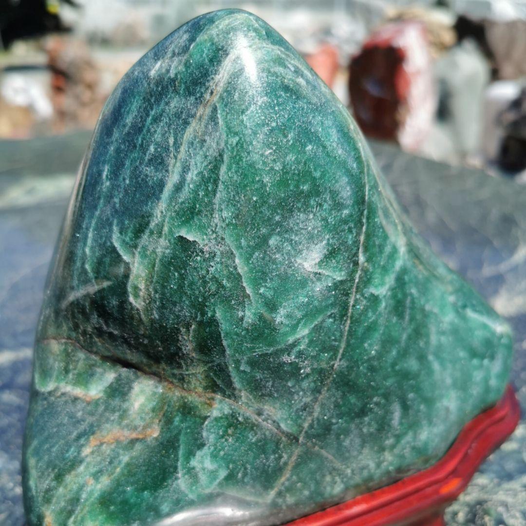 アベンチュリン　パワーストーン　鑑賞石　原石　置物　オブジェ　インテリア