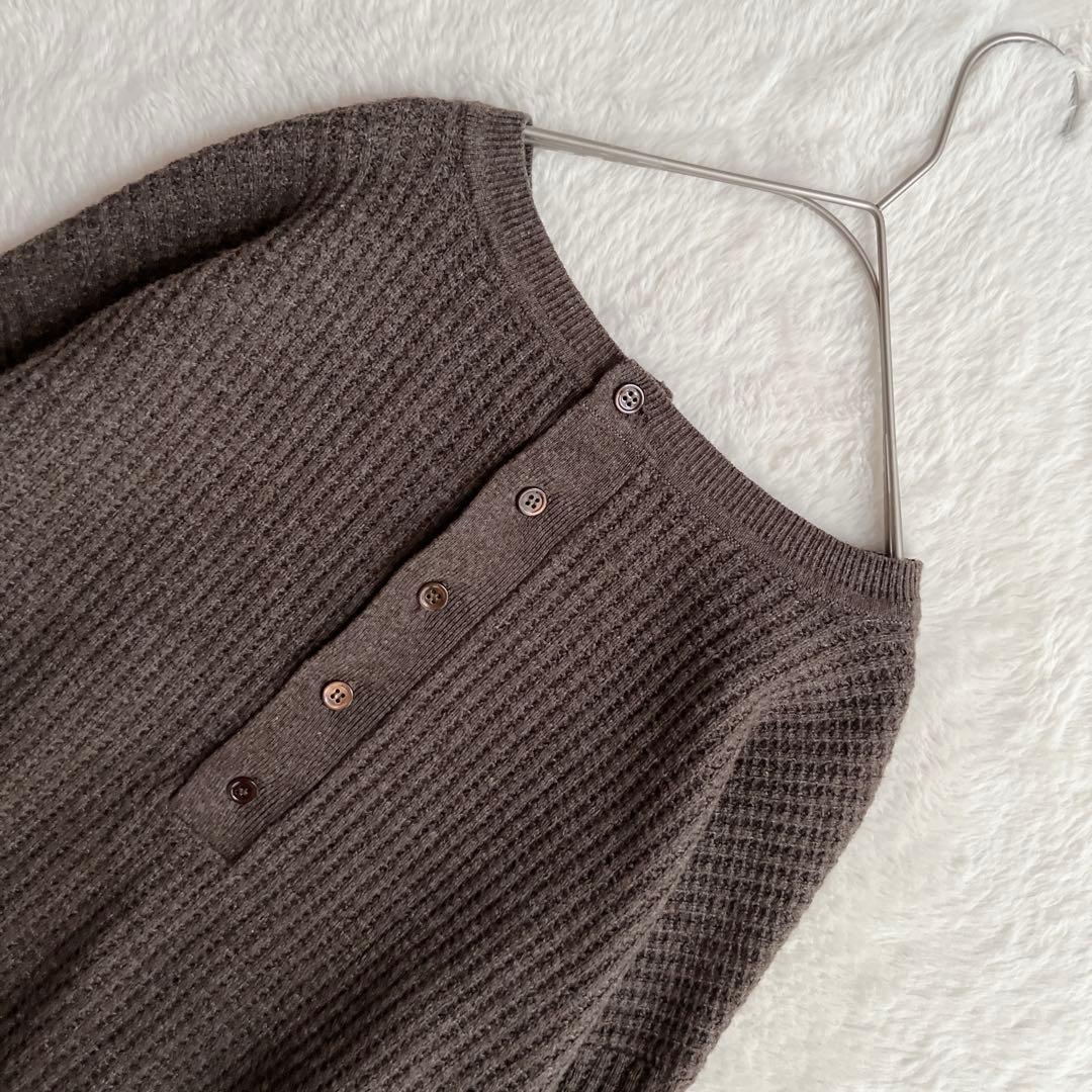美品✨ドゥーズィエムクラス アパルトモン カシミヤ混 サーマルニット ブラウン