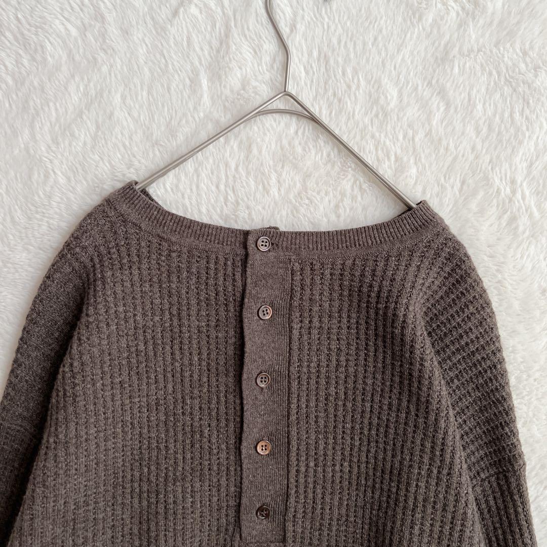 美品✨ドゥーズィエムクラス アパルトモン カシミヤ混 サーマルニット ブラウン