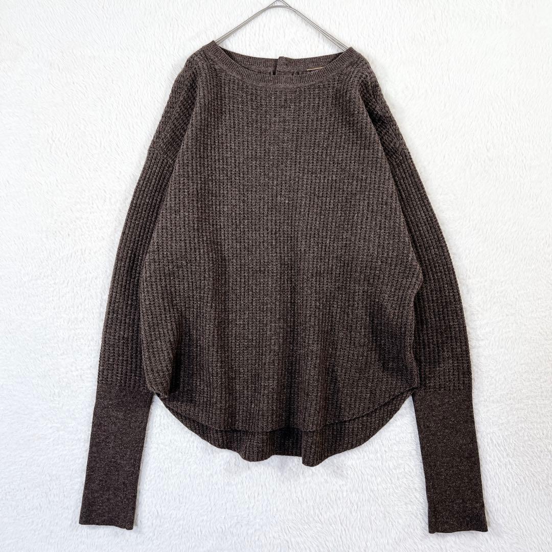 美品✨ドゥーズィエムクラス アパルトモン カシミヤ混 サーマルニット ブラウン