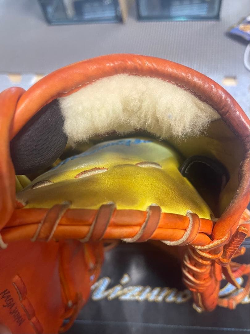 Mizuno Pro Order 投手 波賀 耕作 硬式 ダイバーシティーブルー