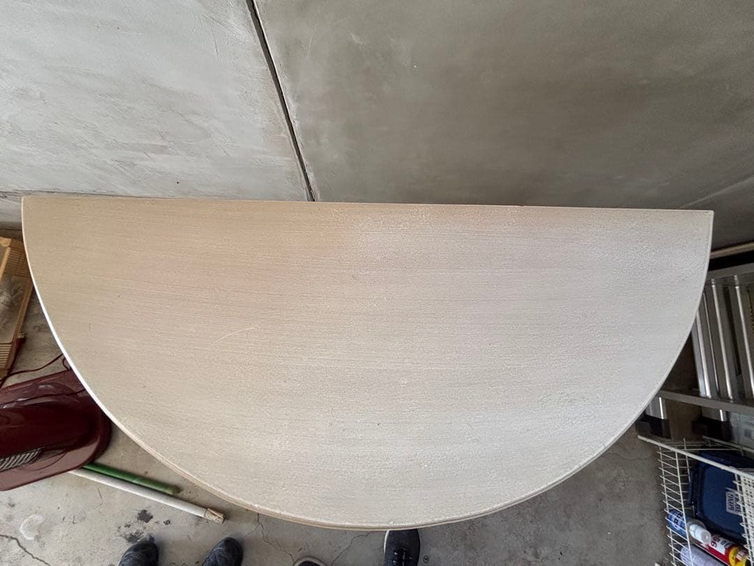 【超お宝品】昭和レトロ　コンソール木製テーブル　引き出し付き★かなり可愛いです