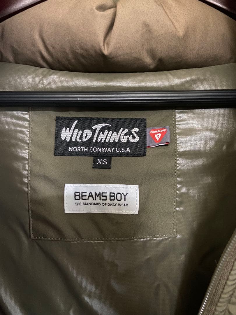 試着程度◆BEAMS BOY ワイルドシングス◆モンスターパーカーXS
