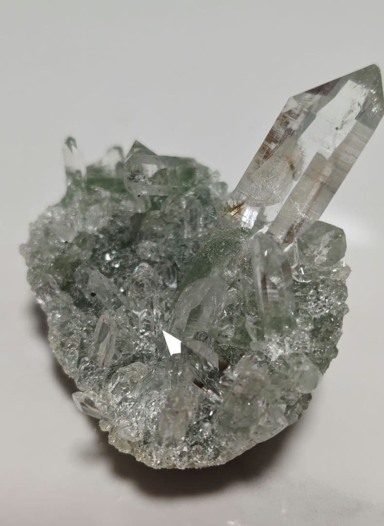 【超激レア！珍品】最高品質♡ルチル共生 ヒマラヤ ガーデン水晶クラスタ