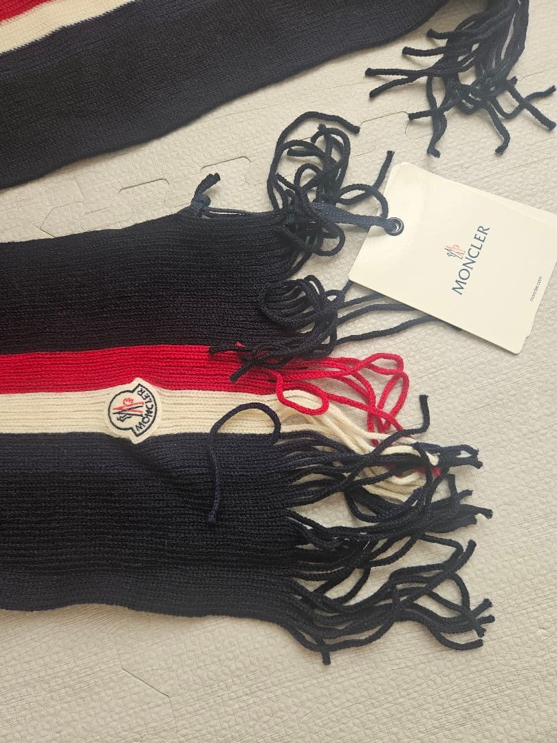 新品正規MONCLER モンクレール マフラー 男女兼用