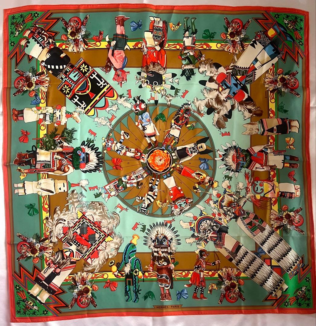 HERMES スカーフ♢カレ90