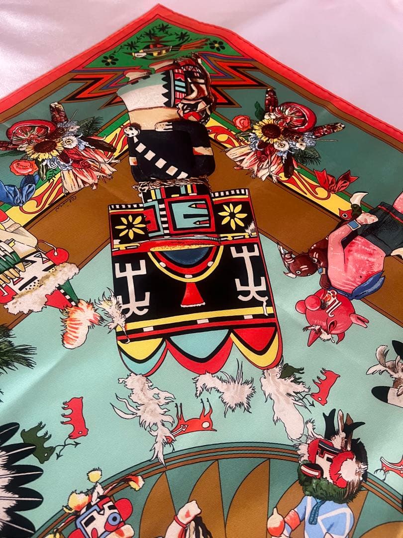 HERMES スカーフ♢カレ90