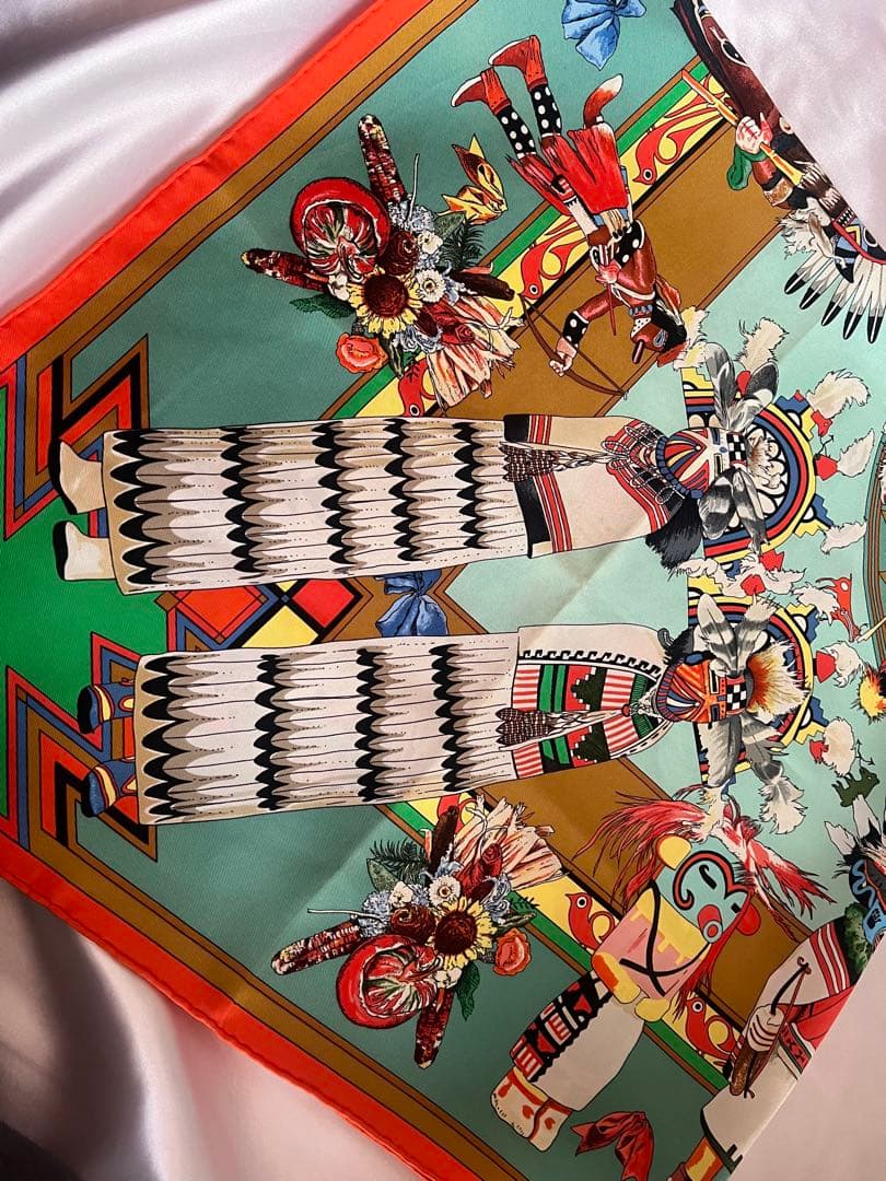 HERMES スカーフ♢カレ90