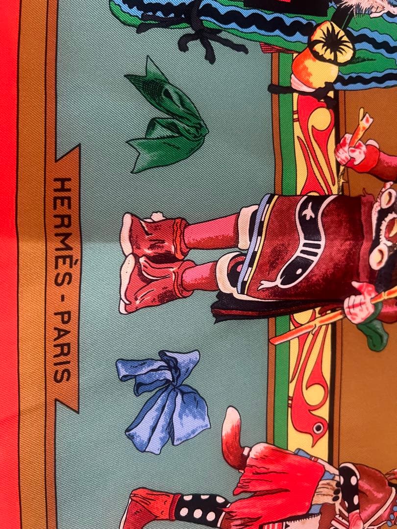 HERMES スカーフ♢カレ90