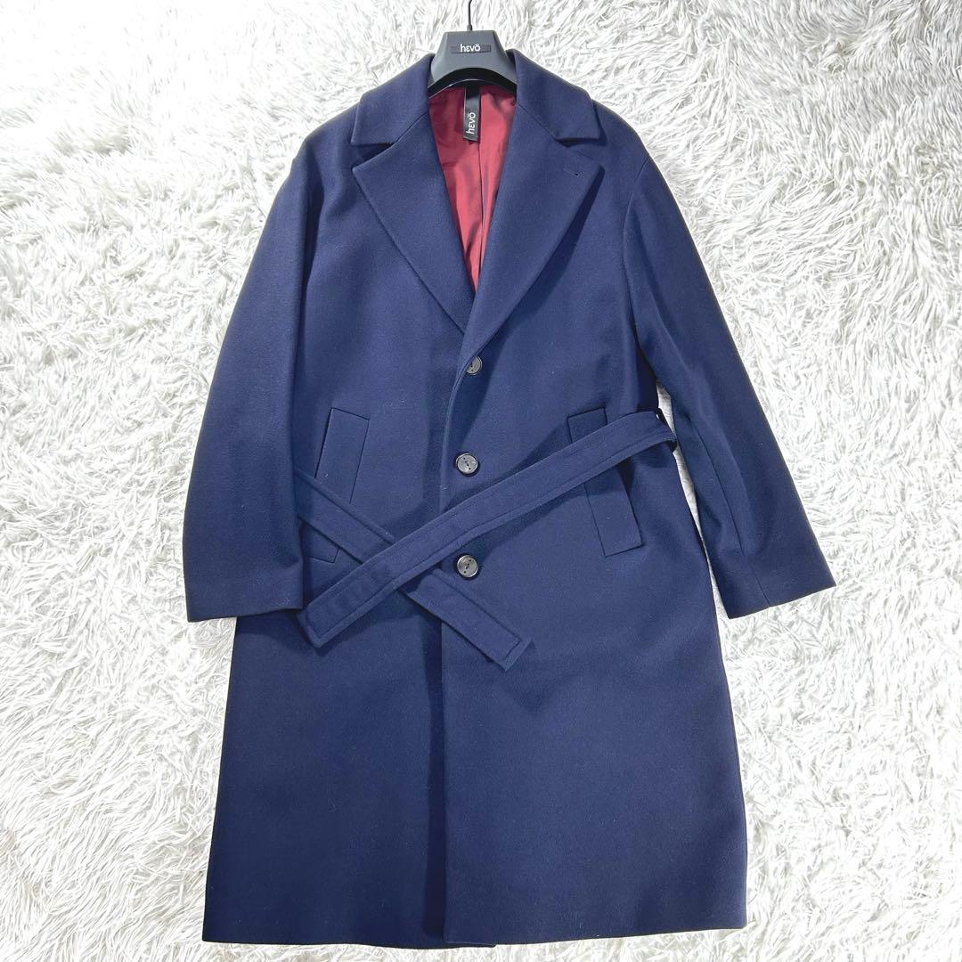 Hevo（イーヴォ）OSTUNI オストゥーニ ハンガー付き　紺　ベルト　L