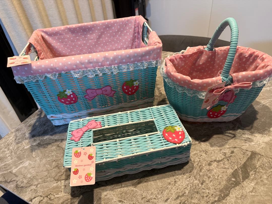マザーガーデン カゴ 3点セット