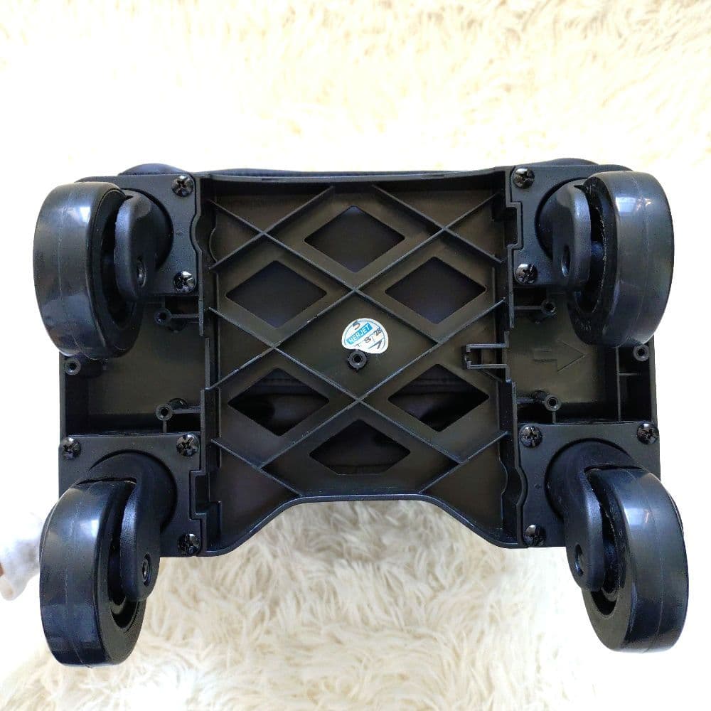 【美品】SWANY スワニー　4輪 キャリーバッグ　2way　ダークネイビー