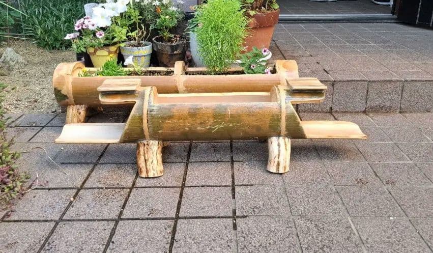 竹製プランターボックス