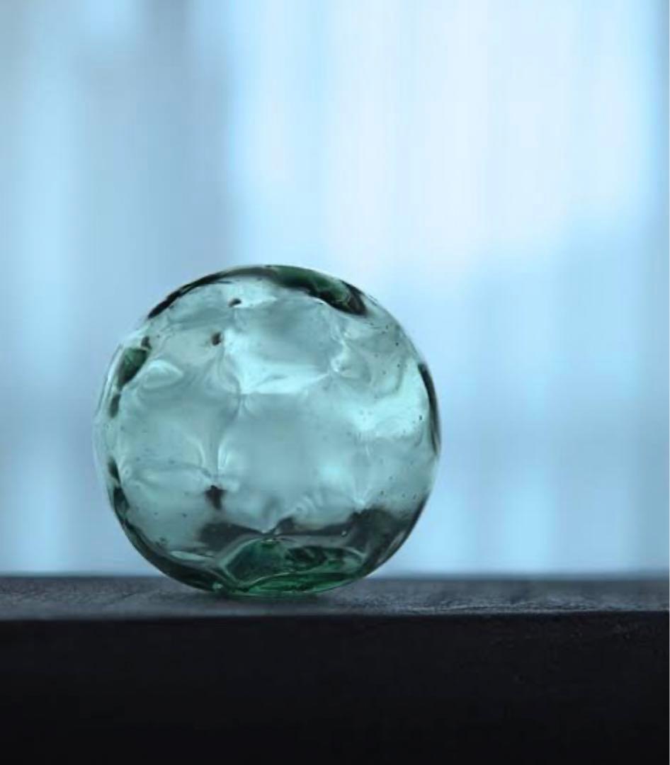 おおやみぶよ　ガラス玉　オブジェ