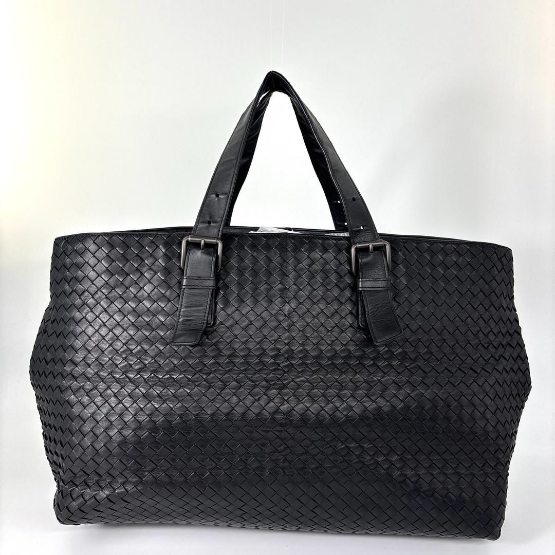 極美品 ボッテガ ヴェネタ イントレチャート レザー ラージ トートバッグ