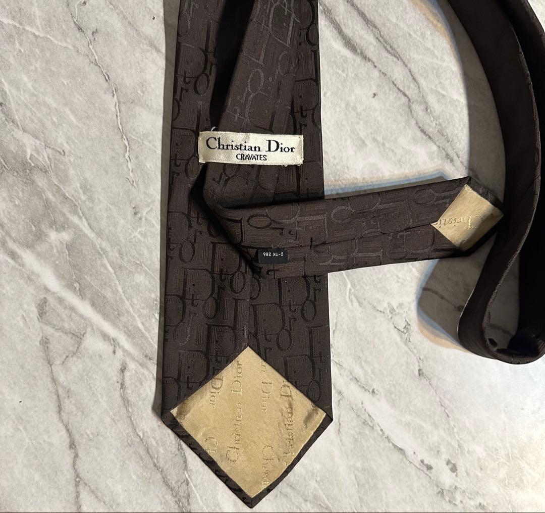 Christian Dior ディオール 90s オブリーク シルク ネクタイ