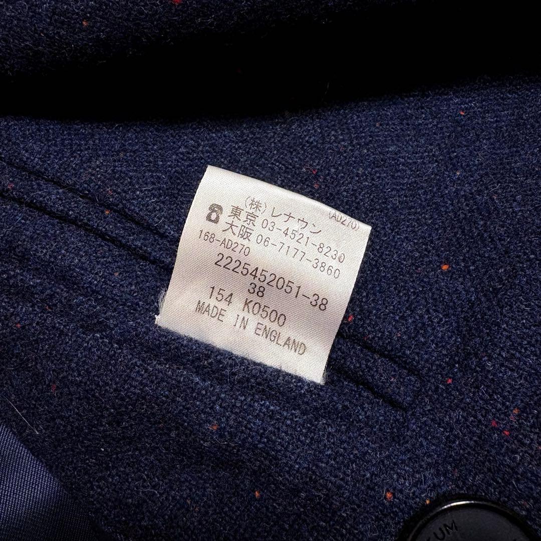 【極美品】アクアスキュータム　最高級トレンチコート　ネップ入り生地　英国製　38